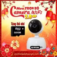 Bộ camera wifi 2.0M - Camera không dây giá rẻ