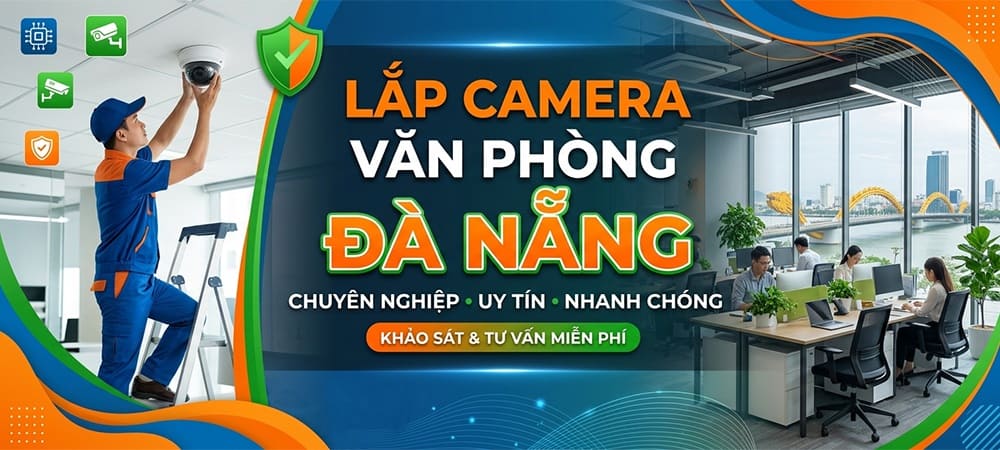 Camera Đà Nẵng - Lắp Đặt Camera Trọn Gói 6 lap camera van phong da nang