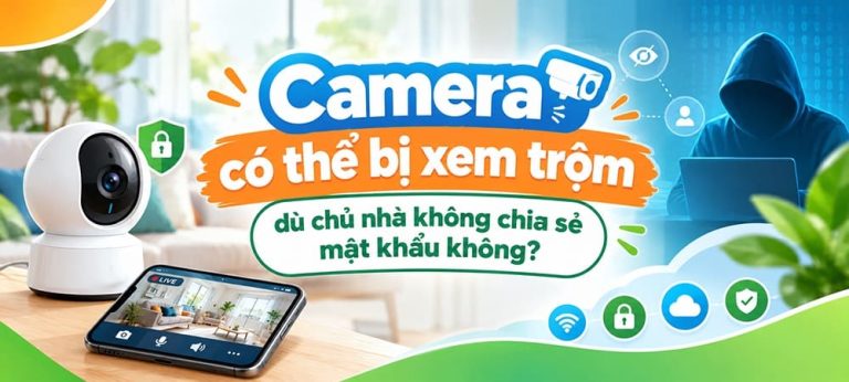 Camera có thể bị xem trộm không