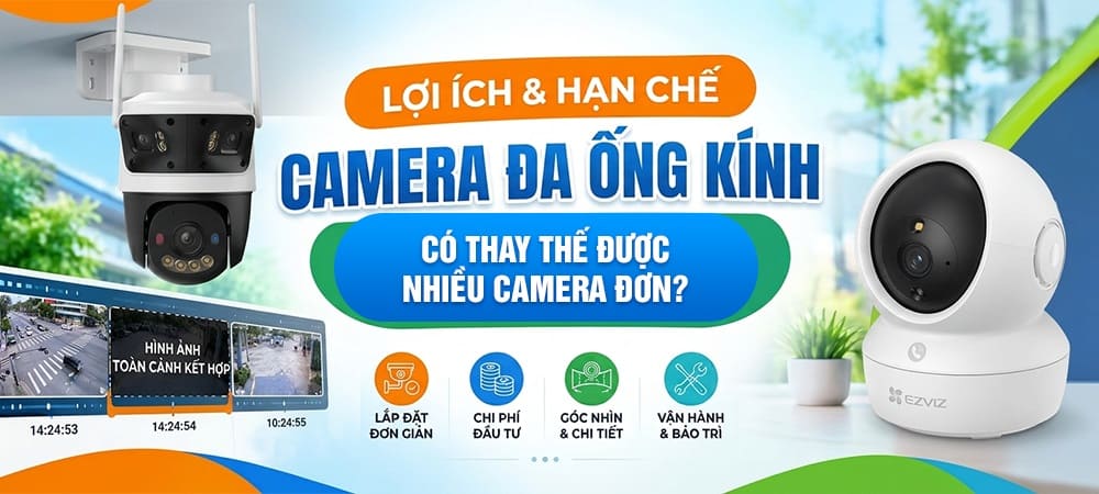 Camera đa ống kính có thay thế được nhiều camera đơn