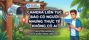 camera lien tuc bao co nguoi nhung thuc te khong co ai