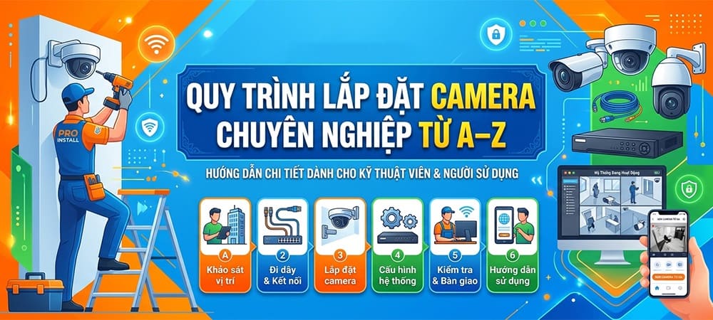 quy trinh lap dat camera chuyen nghiep