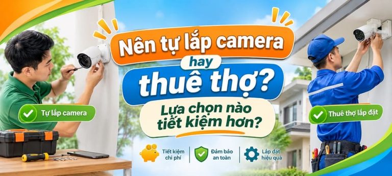 tự lắp camera hay thuê thợ