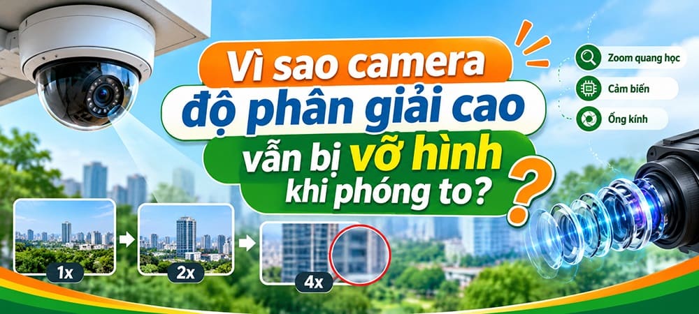 camera độ phân giải cao vẫn bị vỡ hình khi phóng to